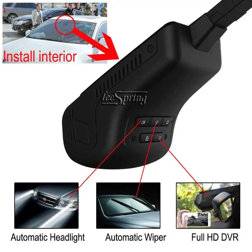 

Car HD DVR driving assistant for Toyota Daihatsu Hiace (2016-2019) Automatic Wiper Automatic Headlight