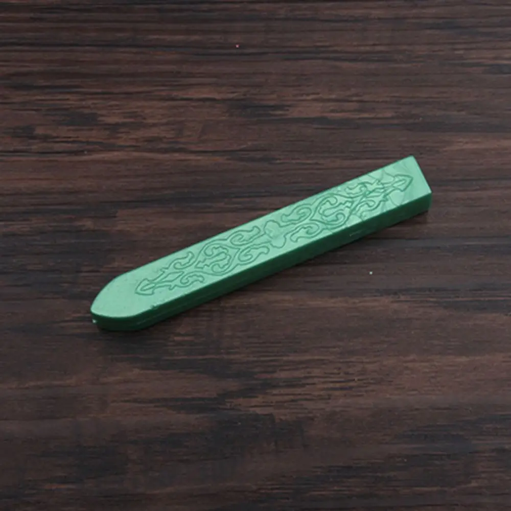 3pcs green 3 шт., сделай сам, уплотнительные восковые полоски, ретро восковая печать, штемпели для букв, свадебные пригласительные открытки, конверты, винтажные уплотнительные восковые палочки - Цвет: 3pcs green