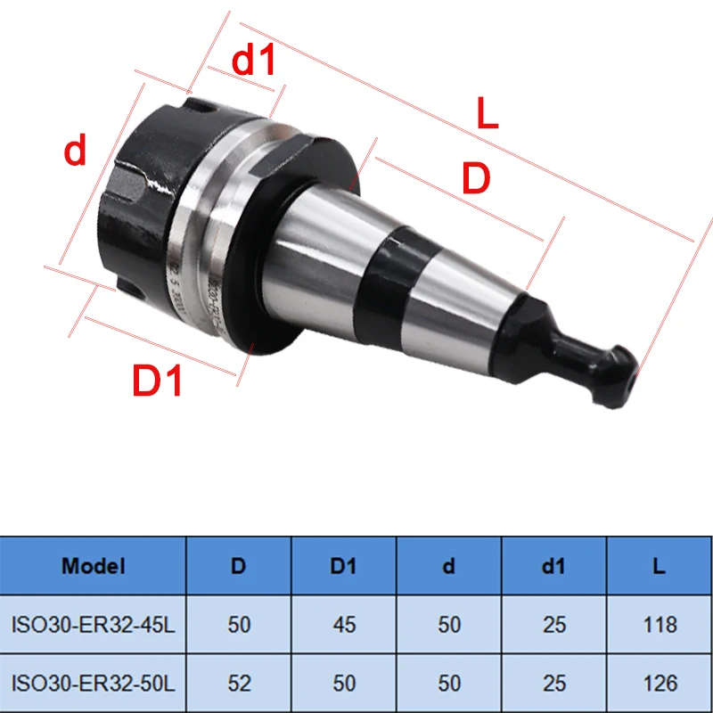 ISO30 ER32 45L 뷱 ݷ  ô G2.5 30000RPM   ũ ISO и Ŀ/ɵ   Ȧ