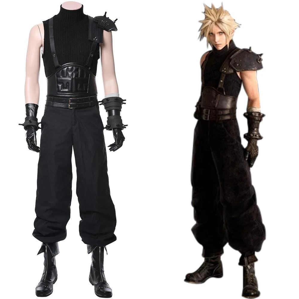 ファイナルファンタジーviiコスチューム コスプレ クラウド変装 Ffリメイク 大人のユニフォーム カーニバル ハロウィーン 男性と女性のための カスタマイズ Game Costumes Aliexpress