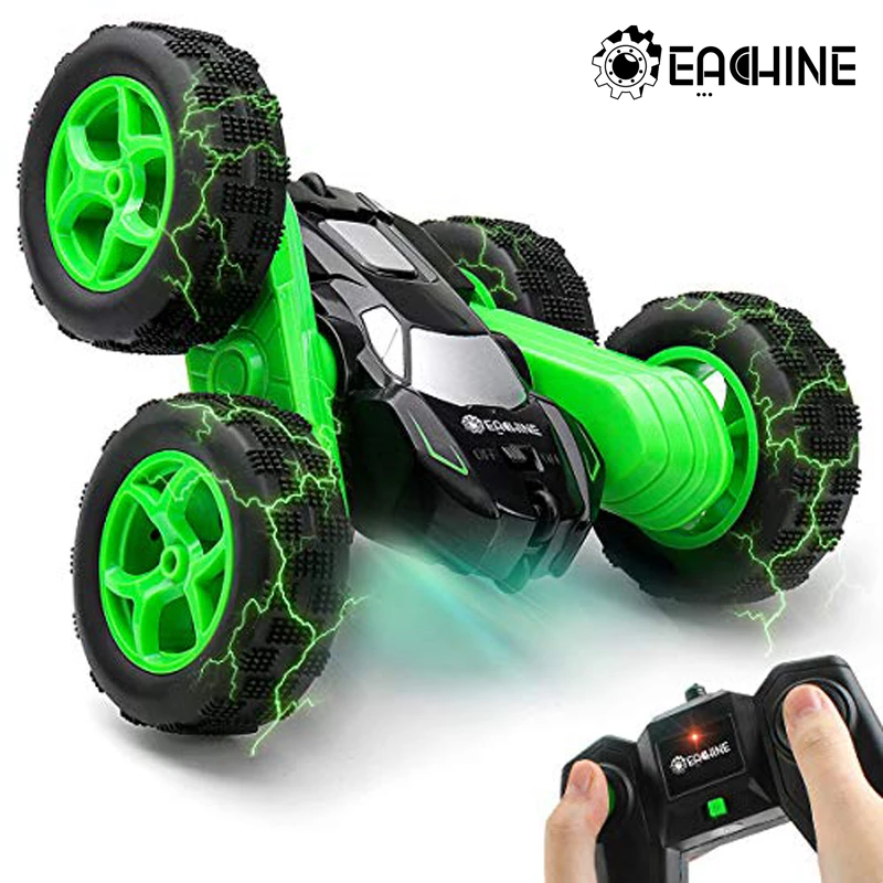 Eachine EC02 RC Car 2.4G 4WD Stunt Drift Deformation Buggy Roll Car 360 Degree Flip Robot Vehicle Models High Speed Rock Crawler