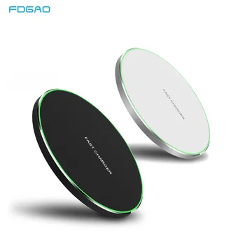 

15W Quick Qi Wireless Charger For iphone Xs Max/XR/X/Huawei Mate20 Pro For Samsung S9 S10 Type C Fast 10W Wireless Charging Pad