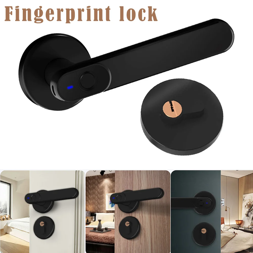 Smart Fingerprint Lock Keyless Electronic Zinc Alloy Security for Home Office Door GK99
