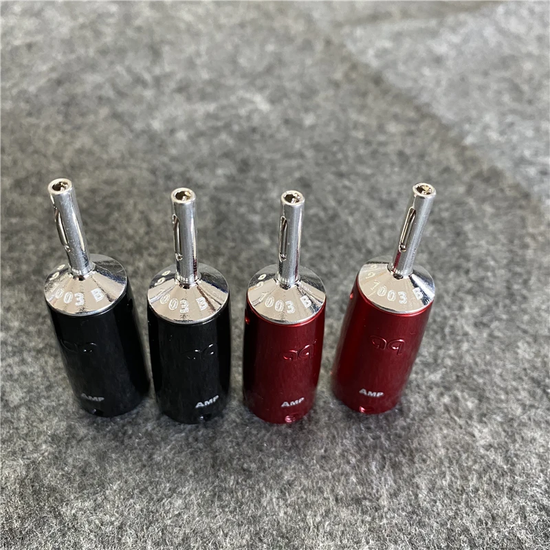 Conector para Faça Adaptador de Cabo de Áudio Oi-end Alto-falante Banana Plug Série Prata Spade Você Mesmo 1003 - Image 4