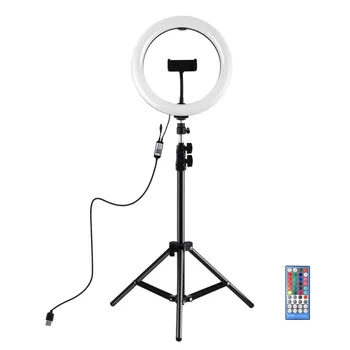 

PULUZ PKT3051B 10.2 Inch Dimmable bluetooth APP Control Remote Control LED Video Ring Light for Youtube Live Streaming