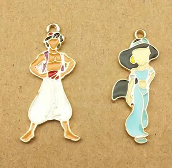 

New 100 pcs carton Jasmine princess Jewelry Accessories Key Chains Pendant Gifts