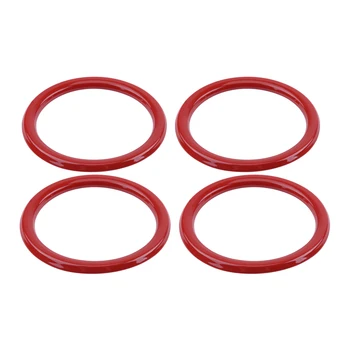 

NEW 4pcs Inner Dashboard Panel Air conditioning Vent Outlet Cover Trim Ring Decoration Fit for Jeep Wrangler JL 2018 2019