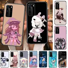 Social game Gacha Life case Clear Phone Case For Huawei Honor 20 10 9 8A 7 5T X Pro Lite  5G  Black Etui Coque Hoesjes Comic Fas