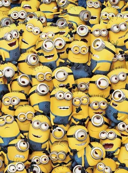 

JMINE Div 5D Minions Full Diamond Painting cross stitch kits art High Quality Cartoon 3D paint by diamonds