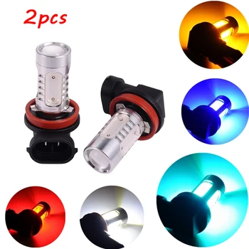 

2pcs Car Headlight Bulbs H8 H11 12V 7.5W 33SMD LED Xenon Head Light Lamp DRL Daytime Running Light Front Driving Fog Light