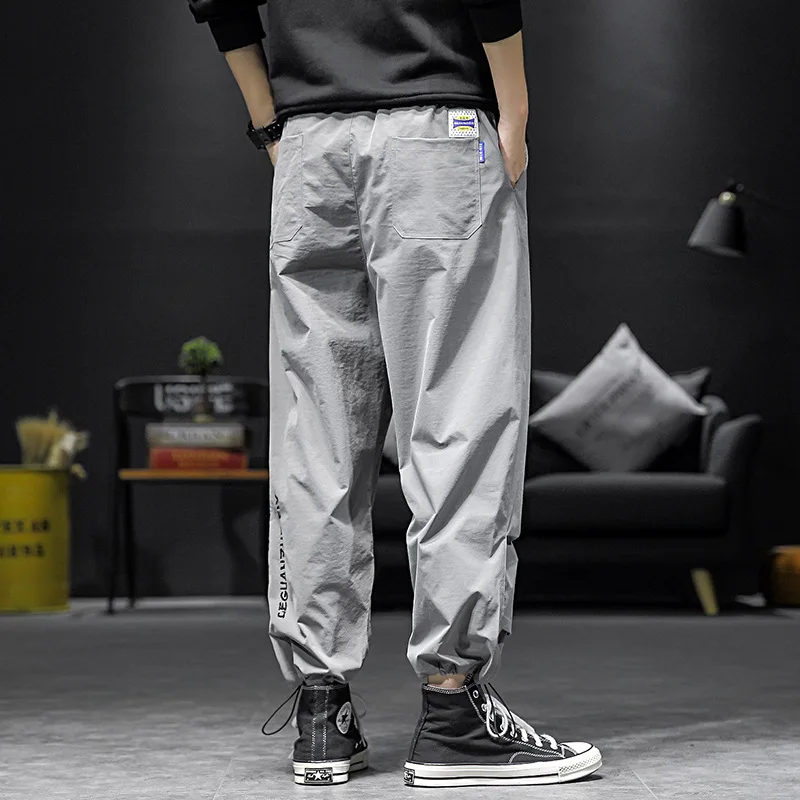 

2020 Spring Main Push Japanese-style Interior Large Size Printed Bouquet Feet Casual Pants M-5x Hk1983