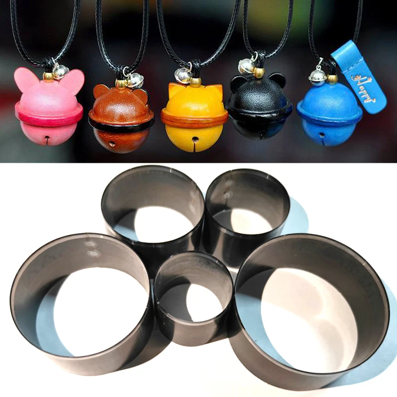 5 шт./компл. колокол резка формы круглого кожаного ремешка DIY перфорация 20/25/30/35/40 мм пакет Применение