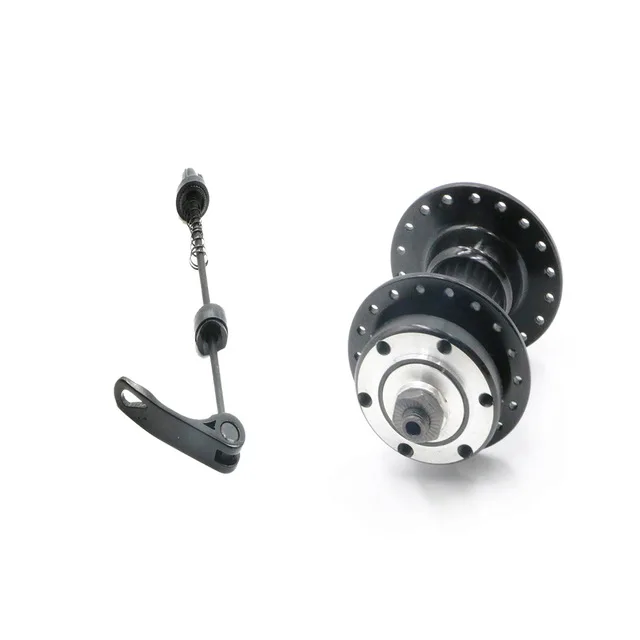 Black Hub set Гладкая 36 отверстий втулка для дорожного велосипеда эксцентрики дисковая карточка тормоза MTB втулка для горного велосипеда подшипник велосипедные втулки велосипедные части - Цвет: Black Hub set