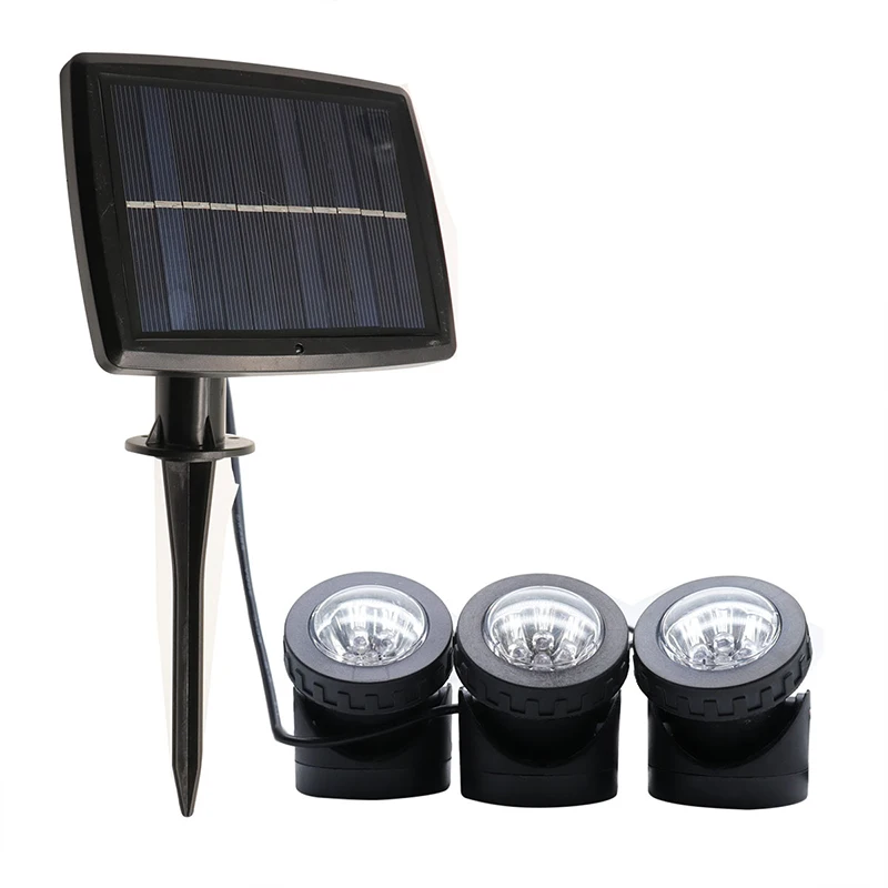 

Outdoor Ground Llight Solar Powered Multi Lights IP68 Waterproof LED Underwater Light Decor for Garden Patio Lawn Yard Pathway