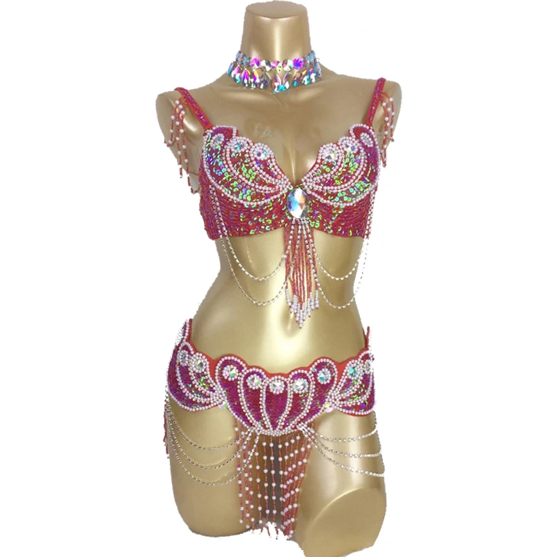Ceinture De Danse Du Ventre Hee Grand Pour Femmes - Avec Grelots Sonores - Accessoire De Danse Ou De Mode