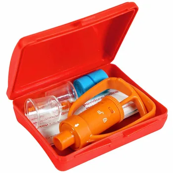 

Outdoor Camping Survival Tool Venom Extractor Pump Kit Venom Remover Sets Survival Gear First Aid Emergency Treatment Bag SOS