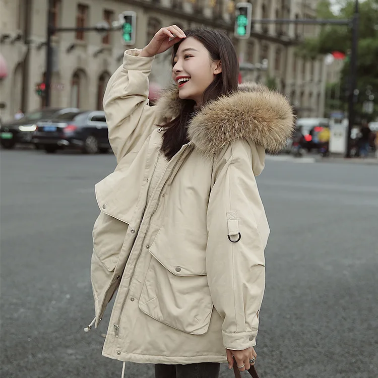 

Pike Workwear Large Fur Collar Cotton Coat Control 238