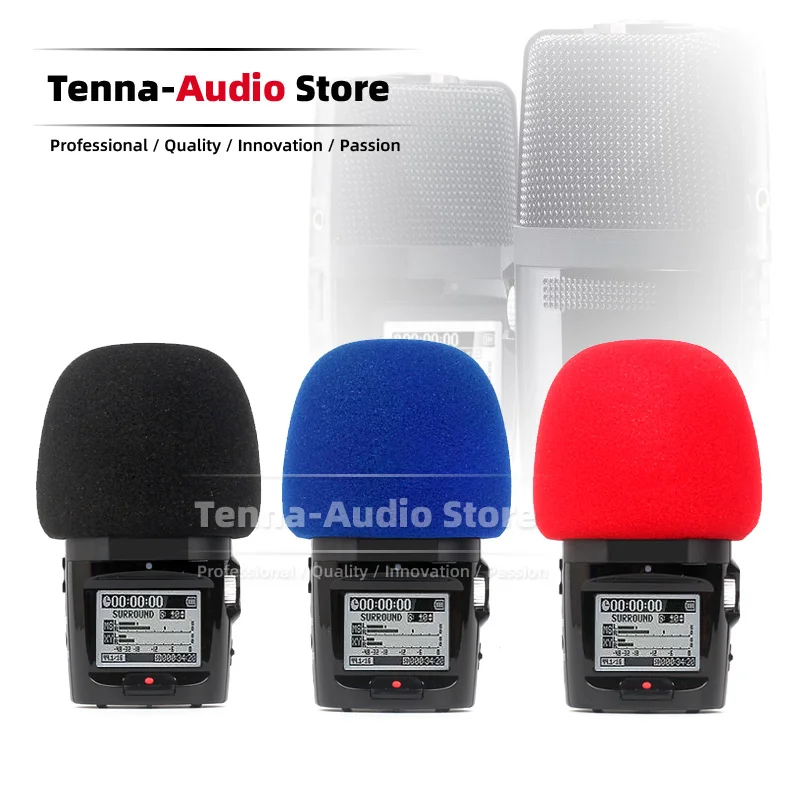 para Zoom H2n h h2 n Gravador à Prova de Vento Microfone Gravação Brisa Filtro Pop Pára Brisas Esponja Mic Capa Espuma