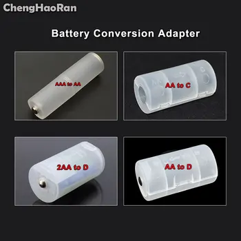 

ChengHaoRan AAA/AA to C/D Battery Combination Cell Battery Storage Box Adapter AAA to AA AA to C D Holder Case Converter Cases