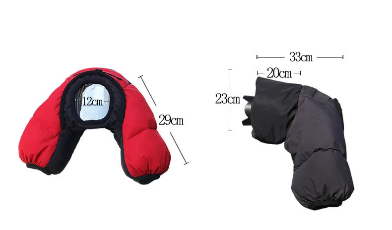 Roadfisher толстый теплый Coldproof водонепроницаемый Зимний фотоаппарат с защитой от затенения сумка Вставка чехол для Canon Nikon sony DSLR SLR