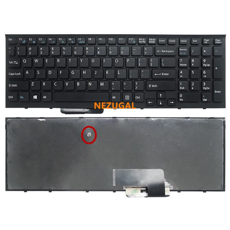 US Laptop Keyboard for Sony VPC-EH VPCEH EL EH111T EL111T V116646E PCG-71811L PCG-71811W English black | Компьютеры и офис