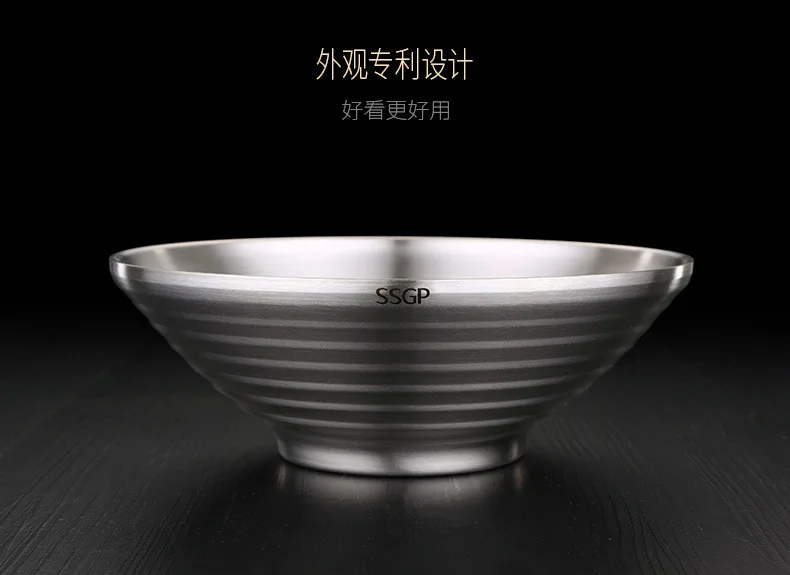 Походная посуда для походов на открытом воздухе из нержавеющей стали Ramen салатники для приготовления пищи горшки и кастрюли набор высокого качества мгновенные миски для лапши