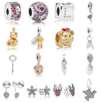 

2019 NEW 100% 925 Sterling Silver Fashion Valentine's Day Suitable For Women Original Charm Earrings Jewelry Gift Free Shipping