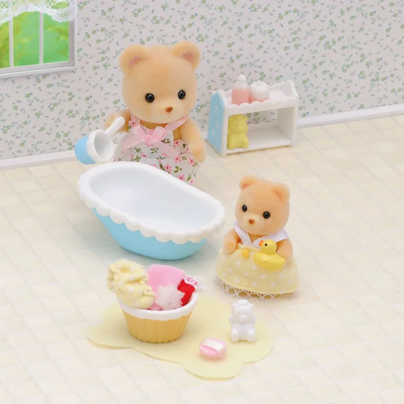 Sylvanian Families игрушка Sylvanian Families Медвежонок для ванной набор для девочек игровой дом кукла игрушка 5092