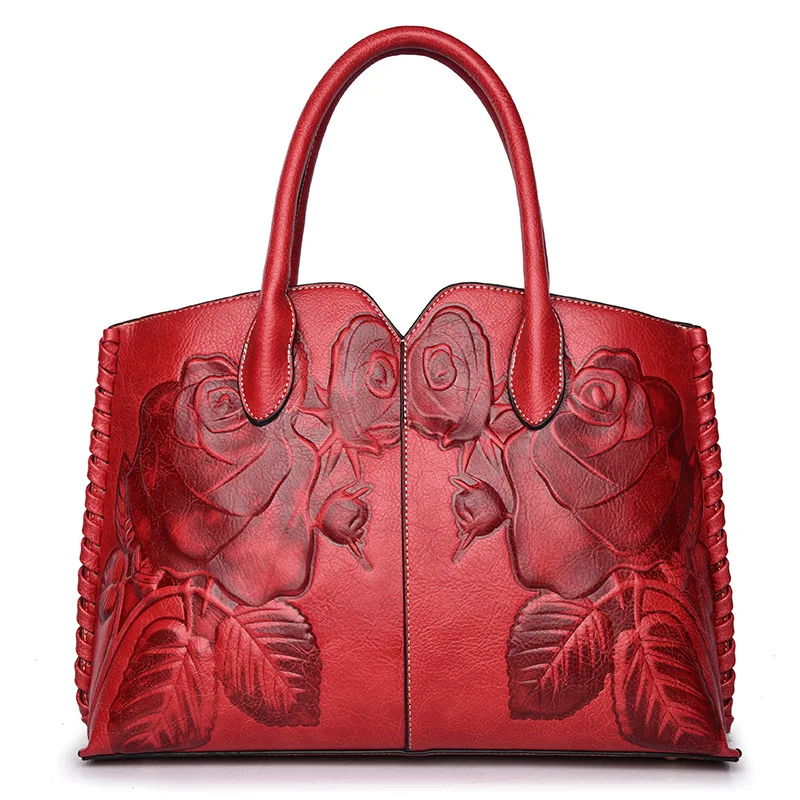 

Manufacturers Direct Selling 2019 New Style WOMEN'S Bag Large Capacity Shoulder Retro Chinese-style Embossed Gradient Handbag Ba
