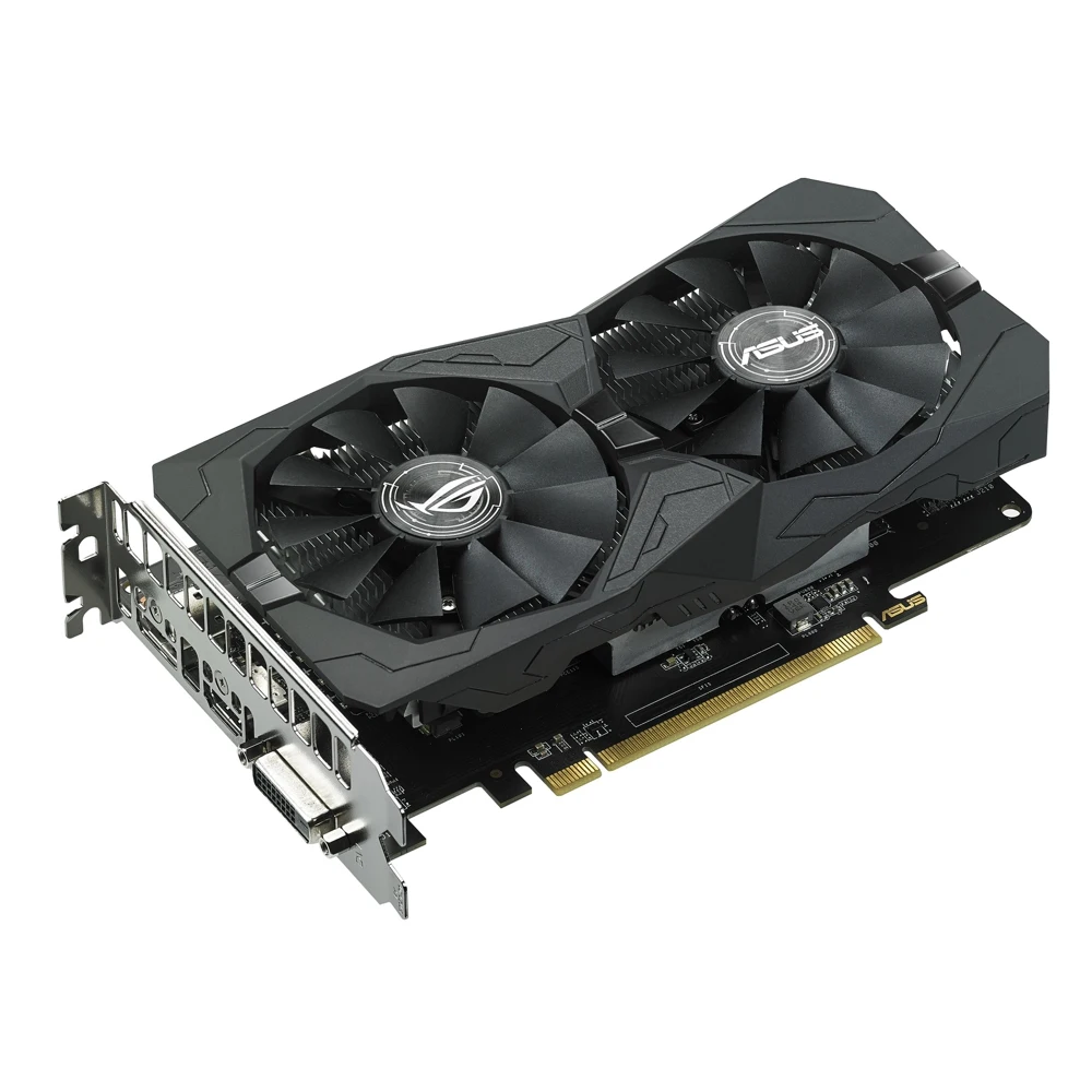 Видеокарта Asus PCI-E ROG-STRIX-RX560-O4G-GAMING AMD RX560 4096Mb 128b GDDR5 1326/7000 DVIx1/HDMIx1/