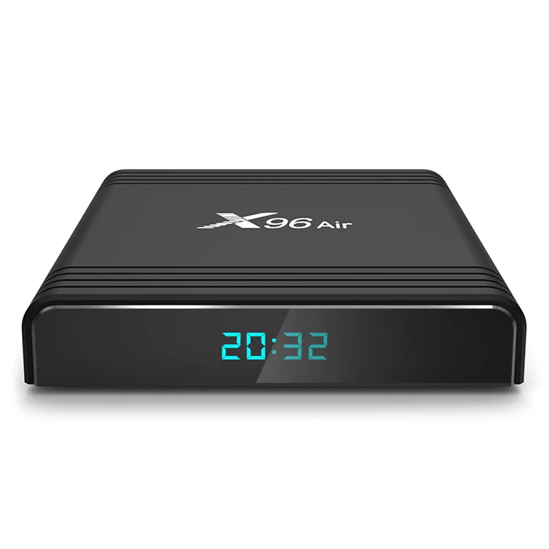 ТВ-приставка X96 Air Android 9,0 Amlogic S905X3 4 Гб ОЗУ 64 Гб 2,4 ГГц WiFi Поддержка H.265 3D HDR10 8K 24fps телеприставка