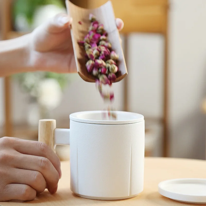 JIA-GUI LUO  350ML Ceramic  mugs coffee cups Tea Mugs  cute coffee mugs and cups  tea cup  tea cup with infuser I044