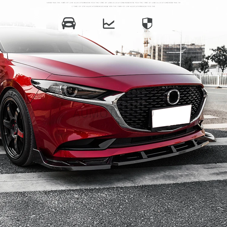 

For Mazda 3 2020 AXELA Front Bumper Diffuser, Mazda3 JDM Modified Front Lip Front Spoiler