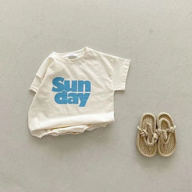 Cotton Newborn Baby Bodysuit One Piece Solid Romper