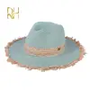 Summer Cowboy Cap Casual Sun Hats For Women Fashion Letter M Jazz Straw For Men Beach Straw Panama Hat Wholesale RH ► Photo 1/6