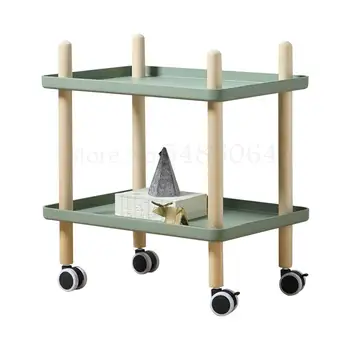 

Nordic Side Table Simple Modern Removable Coffee Table Shelf Living Room Sofa Small Side Table Household Trolley Corner