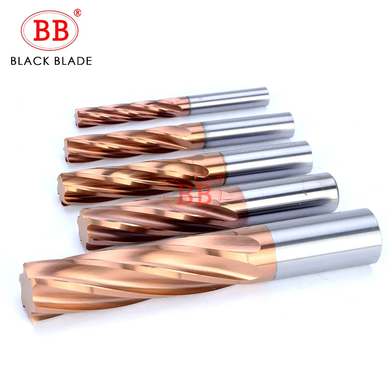 BB 200mm Carbide Spiral Flutes Machine Reamer Long Length Coated H7 Tolerance Precision Chucking Hardened Steel Metal