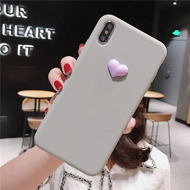 USLION 3D милый оранжевый чехол для телефона s Чехол для iPhone 11 6S Plus 7 8 7Plus X XR XS MAX Забавный мягкий чехол для iPhone 11 6 - Цвет: AC8253GY--