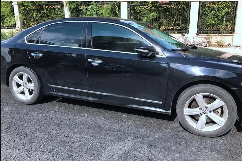 Дверная Чаша Дверная ручка Крышка подходит только для 1 Volkswagen 1-17 Passat модифицированный, ABs Материал кнопка наклейка блестки