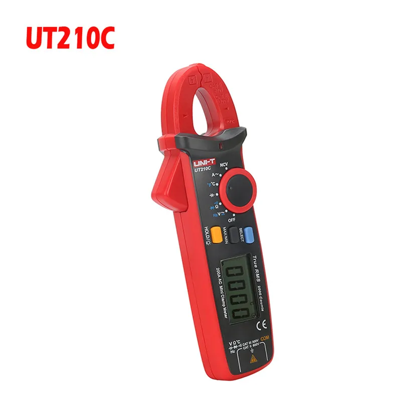 True RMS UNI-T UT210A/B/C/D/E мини мультиметр Цифровой мультиметр dc voltimetro amperimertro UNI T UT 210E dc зажим мультиметр - Цвет: UT210C