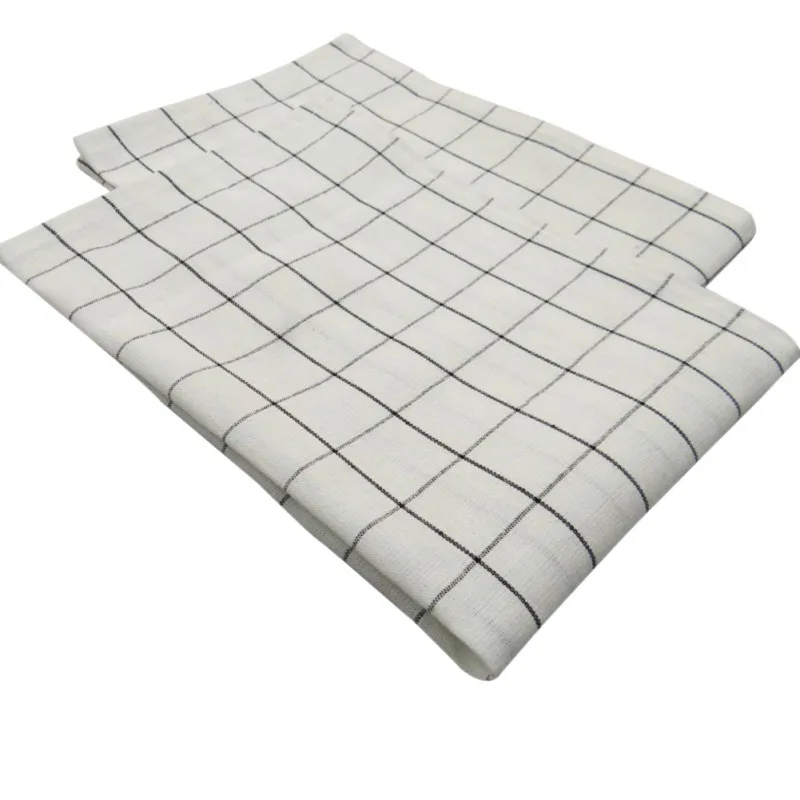 White Black L Plaid