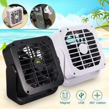 Мини Портативный 360 градусов вращения Супер Бесшумный USB вентилятор настольный охлаждающий вентилятор для офиса компьютера ПК ноутбука