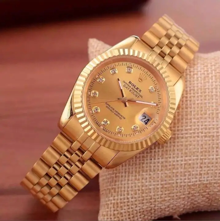2021 New Hot high quality Rolex- Luxury brand Men Women Quartz Watch Fashion Gift Gold Casual Mens Womens Watches 9999 Orders