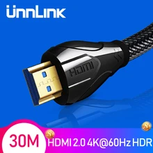 Длинный HDMI кабель Unnlink UHD4K @ 60 Гц 2 0 HDR 3 м 5 8 10 15 20 30 для разветвителя