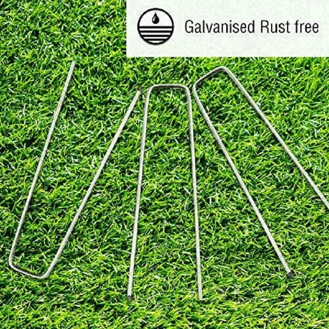 50Db Méretű, Nagy Teherbírású U Alakú Kerti Tétek Horganyzott Tájkapocsok A Táj Szövet Öntözőcsöveinek Rögzítéséhez - Image 4