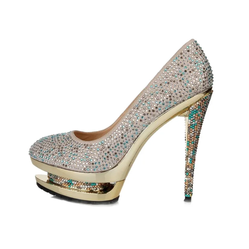 Туфли лодочки женские на высоком каблуке удобные без застежки украшение со