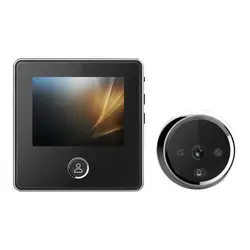 3 "ЖК-экран электронный дверной глазок колокольчик ИК камера ночного видения фото Запись Цифровой Дверной просмотр умный глазок дверной
