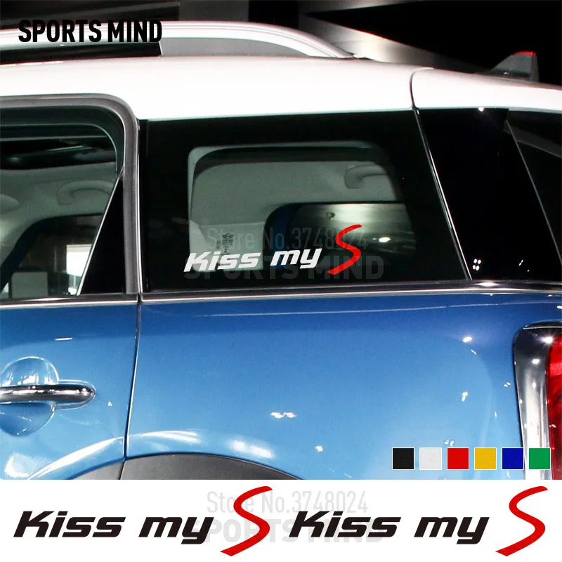 

5 Pairs Vinyl Window Car Sticker Decal For Mini JCW COUPE CABRIO CLUBMAN COUNTRYMAN Cooper S Accessories Car Styling