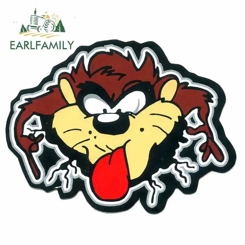 

EARLFAMILY 13cm x 10cm for Tasmanian Devil Funny Car Stickers Vinyl JDM Bumper Trunk Truck Graphics Waterproof Anime Fine Decal