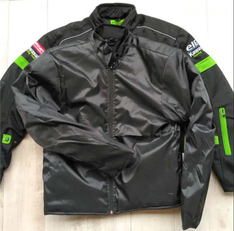 Куртка для мотокросса для KAWASAKI Team Green профессиональные мотоциклетные гоночные куртки с защитным gearQ